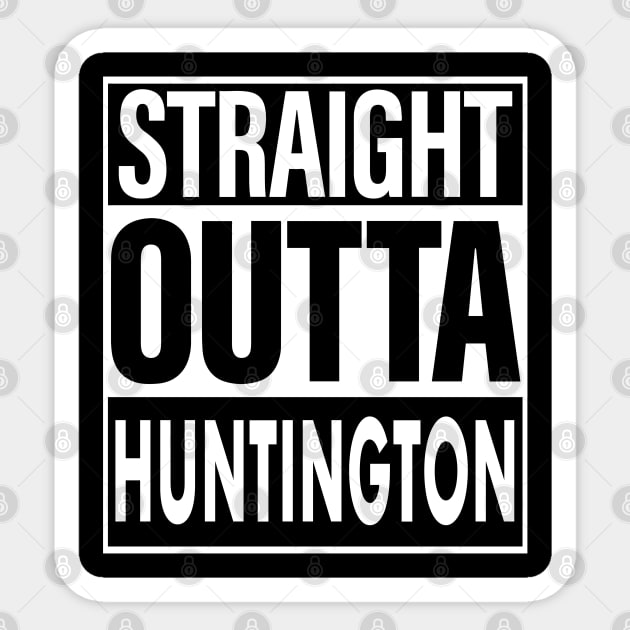 Huntington Name Straight Outta Huntington Sticker by ThanhNga